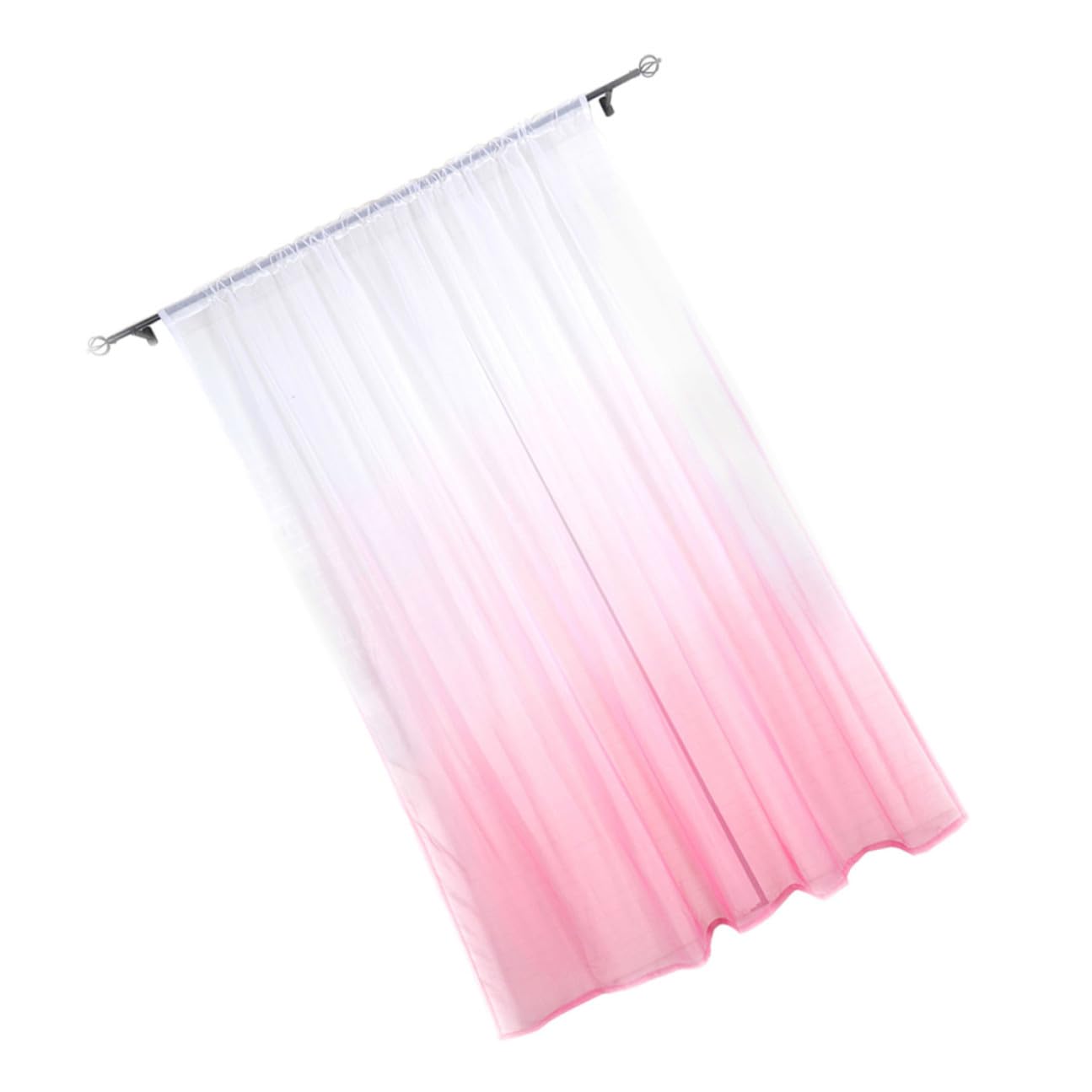 Cortinas translúcidas degradadas en poliéster resistente para salón