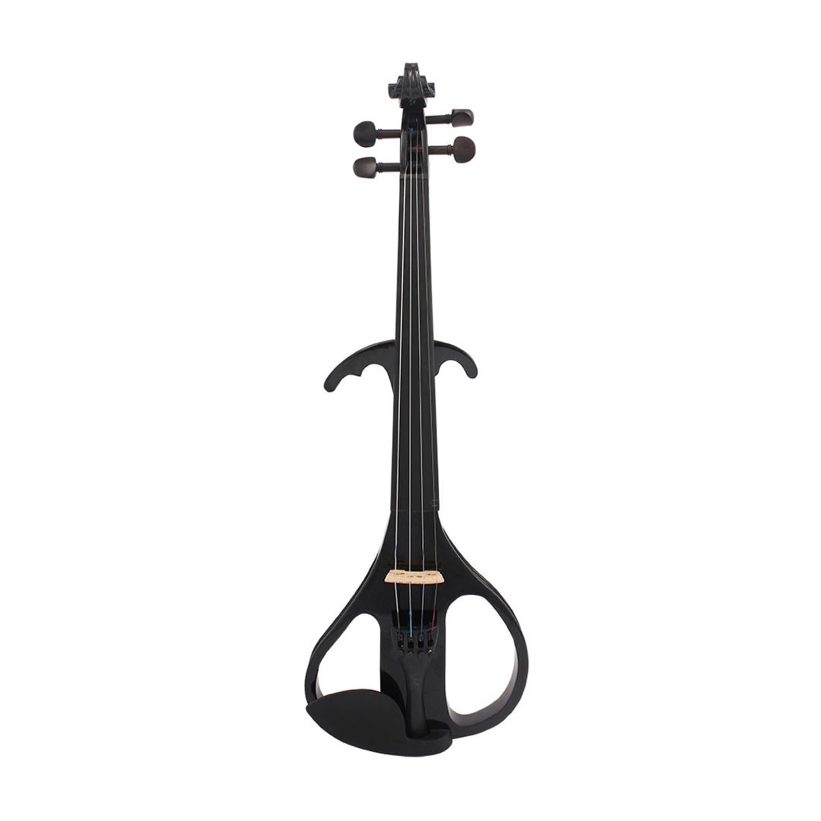 BABYCE Adulti Violino Violino Elettrico Professionale 4/4 Violino Strumento A Corde Violino Nero con Custodia per Accessori Cavo per Cuffie
