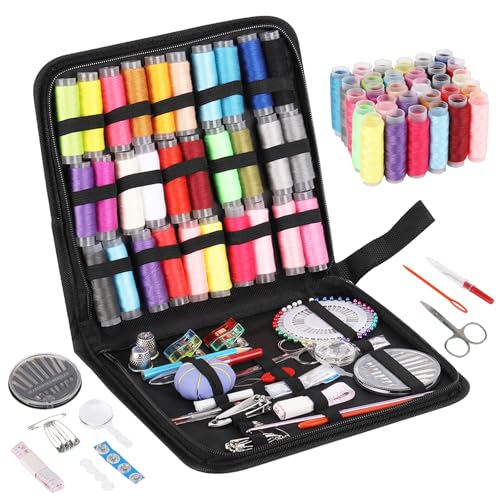 Sewing Kit for Adults, Portable Hand Needle and Thread Kit