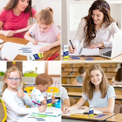 16 Stück Ersatzminen Radierbar 0,7mm, Blau Nachfüllminen mit Radierbarer Tinte 400m Schreiblänge Tintenrollermine Kompatibel mit Pilot FriXion Ball & Clicker Eberhard Faber