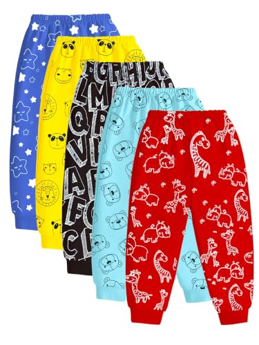 Image of Kuchipoo Regular Fit Baby Boys and Baby Girls Pyjamas - Pack of 5