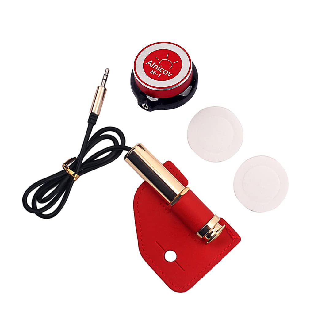 Alnicov Pickup per microfono per chitarra per chitarra Violino Banjo Mandolino Ukulel Accessori per chitarra