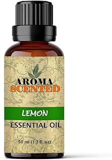 Lemon Essential Oil Fragrance Oils AromaScented Solvent Extraction Aromatherapy Diffuser for Relaxation Home Care, Candle ...