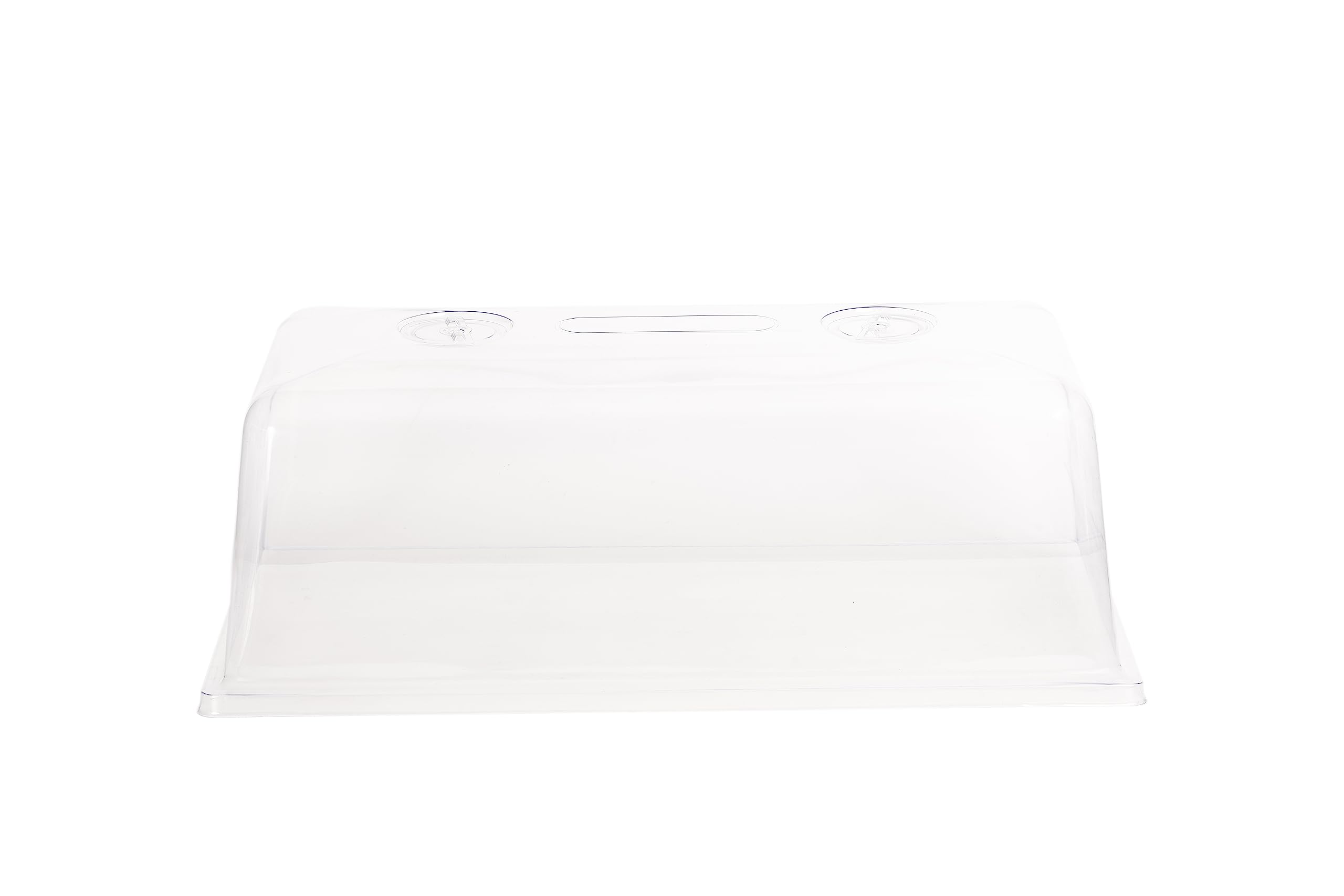 GROWDOTS 7" Tall Clear Humidity Dome 1 Pack Plastic Vented Propagation Dome Propagation Seed Dome