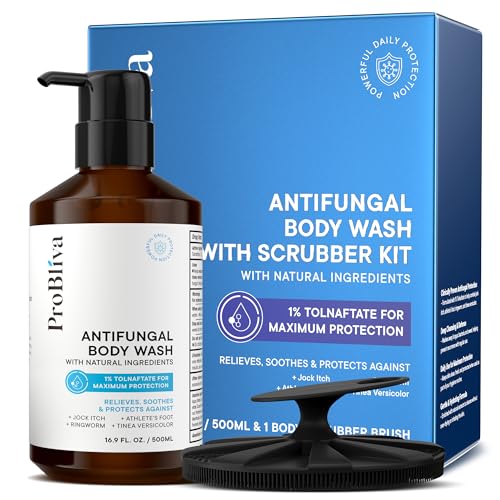 Probliva Antifungal Body Wash with Brush Kit