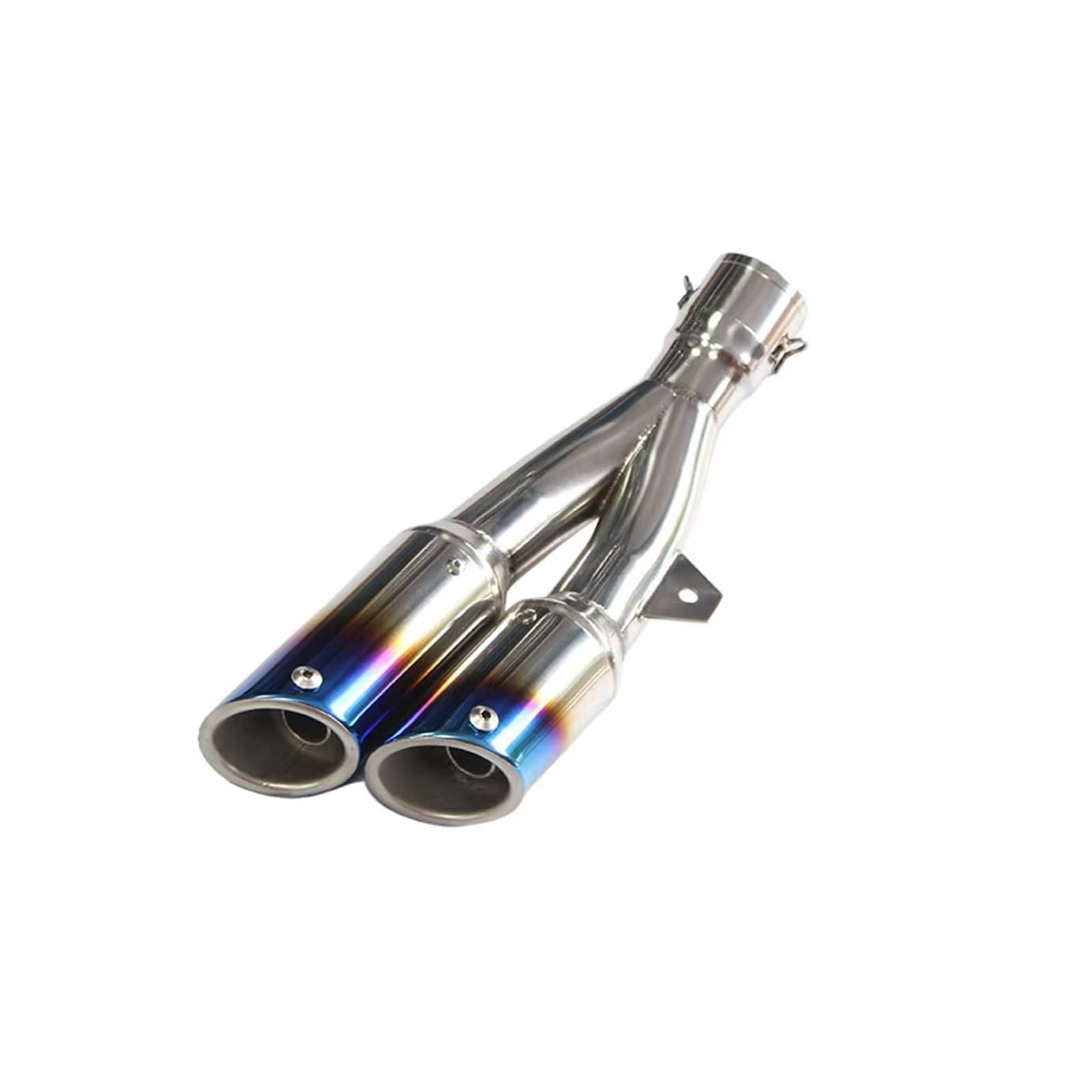silencioso escape moto Para CBR650 Para R6 Para Z1000 Para NMAX155 | Para Z400 51mm Universal motocicleta doble abajo silenciador Escape tubo doble derecha izquierda Escape Moto(E)