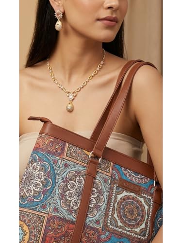 Image of Stylish Tote Bags for Office Use | Laptop Bag 15.6 inch | Purse for Women | Vegan Leather Handbag | Daily & Travel Use |