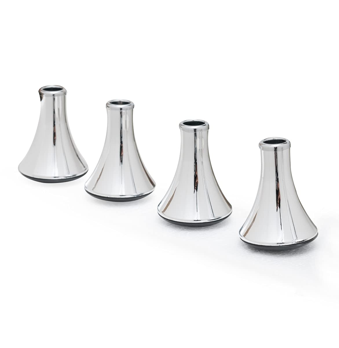 B1302CH-4 SET OF 4 BEDFRAME GLIDES CHROME