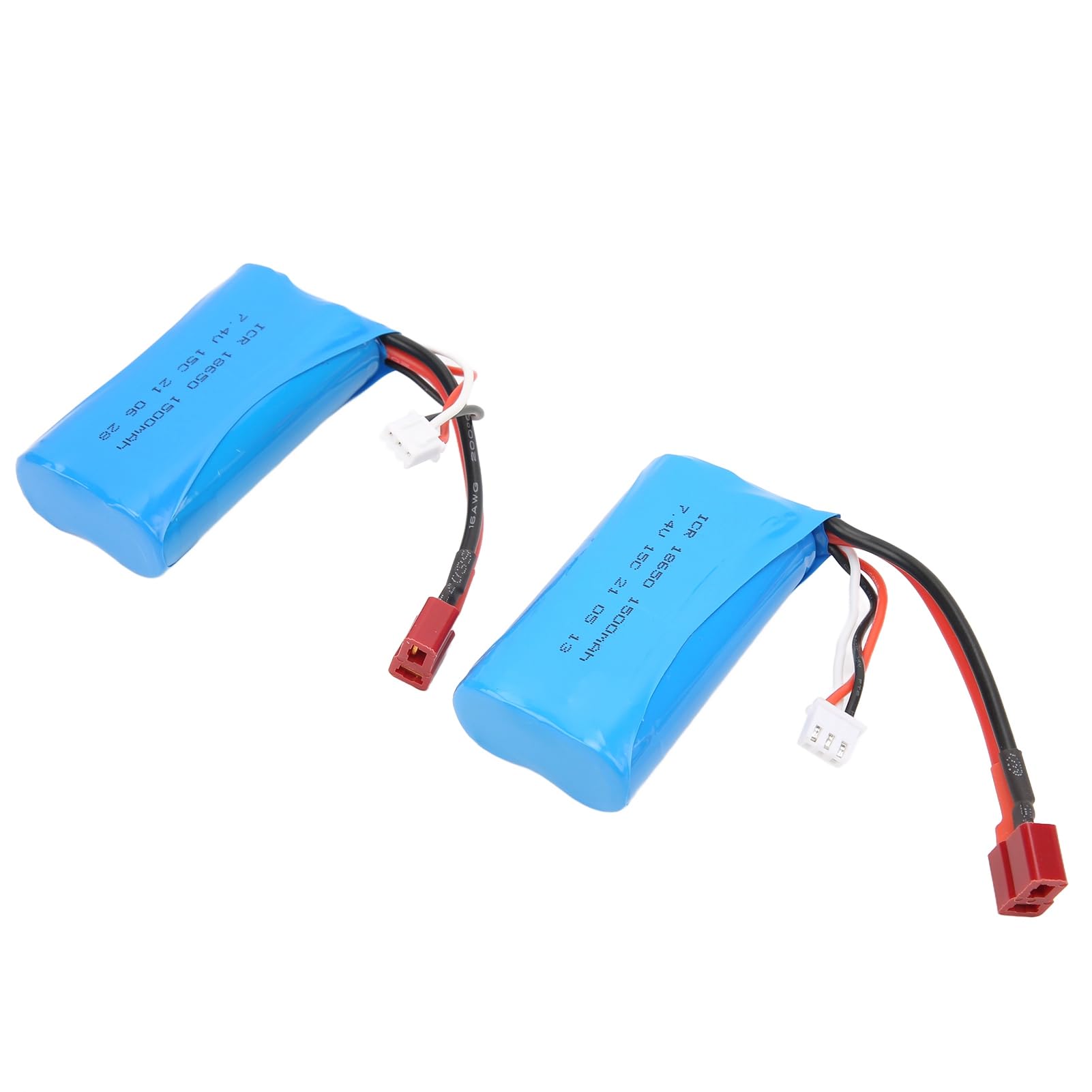 Batterie Lipo 7.4V 1500mAh 15C pour Véhicules Télécommandés, Temps de Divertissement Plus Long