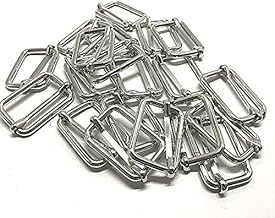 ECOKIJI(エコキジ)リュックカン 20mm 26mm 32mm 38mm 50mm選べる線径2.7mm 3.7mm 4.7mm 全14サイズ 全6色 20個セット 手芸 アクセサリーパーツ (シルバー，20mm 線径4.7mm)(RK20S20)