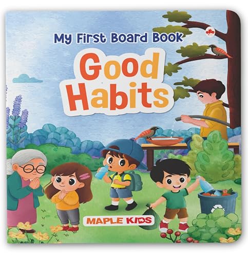 Image of Good Habits for Kids - Illustrated Board Book for Children - Manners Book - Inculcate Kindness, Discipline, Fitness and Exercise - Early Childhood Education - Age 2 - 6