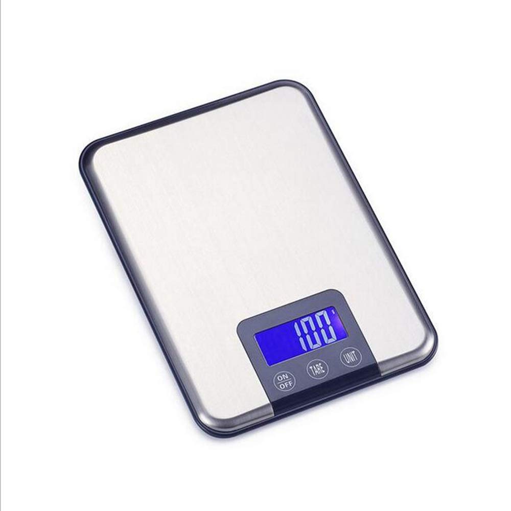 Waga Kuchenna Ze Stali Nierdzewnej, Cyfrowa, 10/15 Kg, Precyzyjna, Z Przyciskiem Dotykowym, Elektroniczna Waga Dietetyczna Do Gotowania I Pieczenia. Waga, Jeden Kolor - 15 Kg, Jeden Kolor - 15 Kg