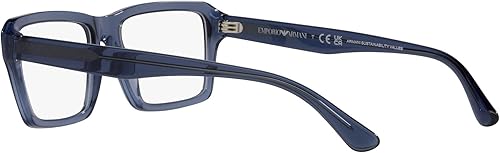 Miniatura 5 de Emporio Armani Gafas de sol rectangulares Ea3206f Low Bridge Fit para hombre