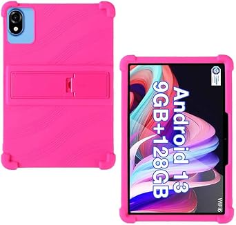 Case for DOOGEE U10 - Soft Silicone Shockproof Adjustable Stand Rubber Shell Kids Friendly Protective Cover for DOOGEE U10 Tablet Case 10.1 inch