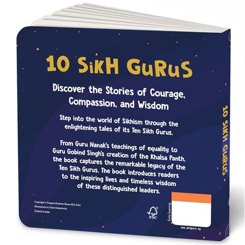 Image of 10 Sikh Gurus: Illustrated Stories of the Ten Sikh Gurus | Sikhism for Kids | Teachings, Values & Sikh History I Ages 3+ [Select Learning]