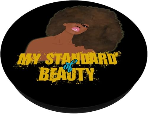 Miniatura 2 de PopSockets para fiestas de cabello natural de los años 70 con confianza en ti mismo y positividad intercambiables PopGrip