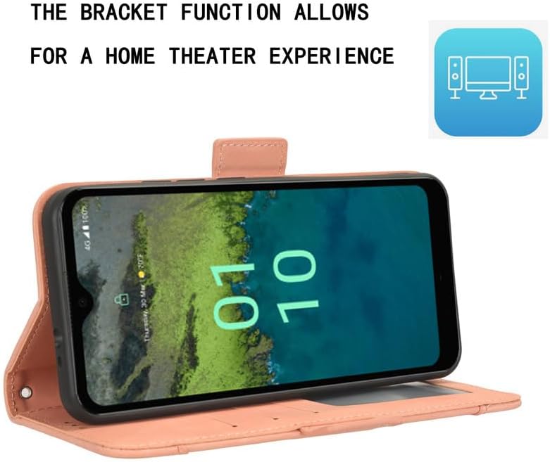 Miniatura 3 de NEOYUKL Wallet Case for Zte Blade A53 (6.52 inches),Wallet Leather Phone Case with Magnetic Closure Credit Card Slots Pink