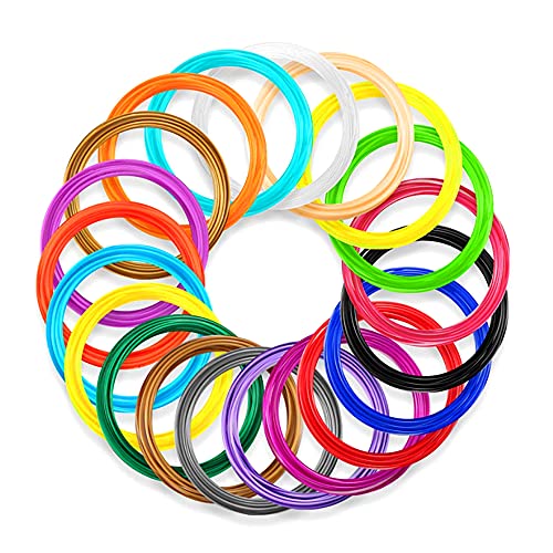 Filamento PLA per penna 3D, 12 colori, 5 m, 1,75