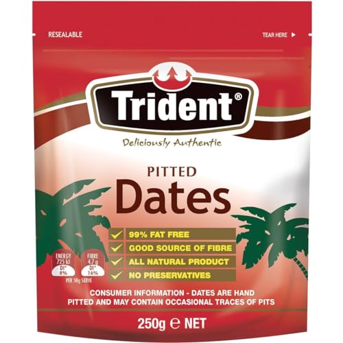 Trident Pitted Dates 250 g