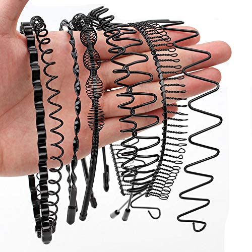 8本セット メンズ カチューシャ ヘアバンド ヘアピン