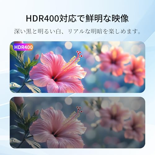 undefined KEY TO COMBAT 27インチ 4K UHDゲーミングモニター 3840x2160@60Hz (HDR400対応 IPSパネル ΔE<2 sRGB135% Adobe RGB 107%、DCI-P3 100%の色域ボリューム 400nit VESA対応 HDMI2.0*2 DP1.4*1 チルト可能 省エネ設計 ビジネス/取引/グラフィック 三年保証付き H27P27 の商品画像 6