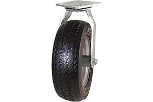 Marathon 10" Flat Free Swivel Caster - Exceptional Durability and Maneuverability