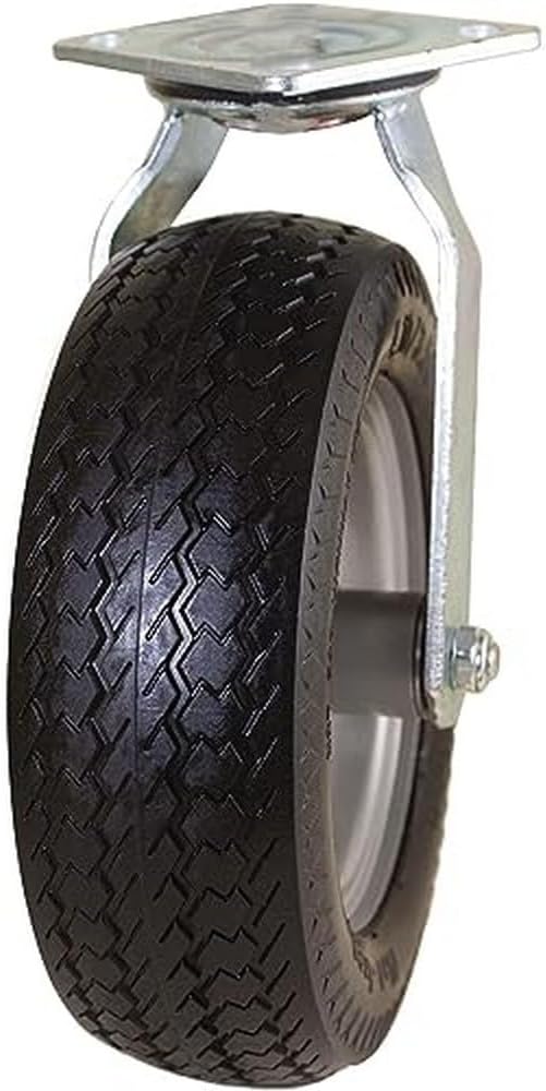 10" Swivel Caster with Flat Free Tire