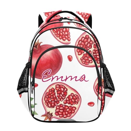 Sac à dos personnalisé grenade pour enfants 15 pouces aquarelle