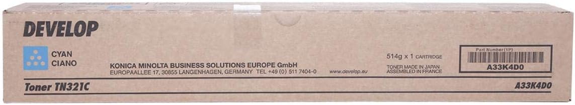 Develop Toner Cartridge - Tn321c, Cyan
