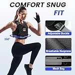 VBSD Adjustable Weighted Vest for Women Men 4-10lb/11-20lb/20-32lb Vest with 6 Ironsand Weights Body Weight Vest with Reflective Strip for Running Walking Strength Training Workouts - Image 2