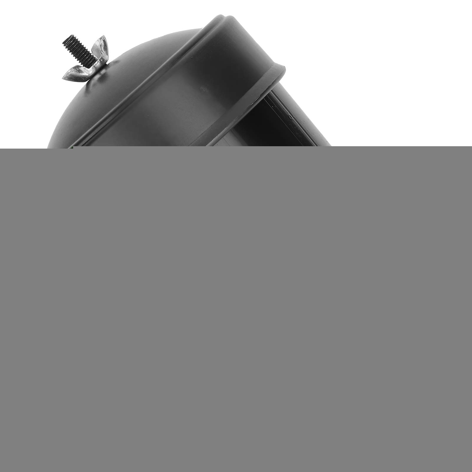 Silenziatore del motore,18,5x11 cm pratico gruppo silenziatore di scarico in ferro+materiale plastico prestazioni stabili adatto per filtro dell'aria di alimentazione della pompa dell'acqua 168F/170F