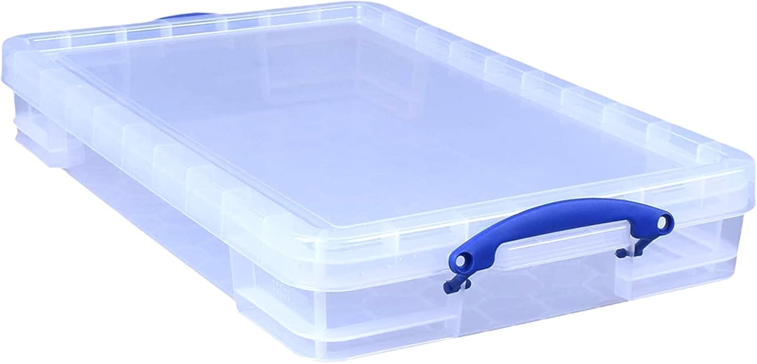 Really Useful Box Plastic Storage 20 Litre CLEAR Single