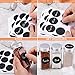 Gifort Botes de Especias Cristal, 12PCS Tarros de Vidrio Cuadrados para Especias...