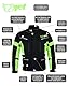 Jet Motorradjacke Herren Mit Protektoren Textil Wasserdicht Winddicht Schwarz Fluro (Schwarz Fluro (M)