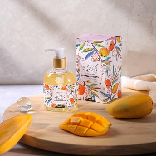Image of ROMIIE ZOI Liquid Hand Soap with Gift Box - Splash Mango - 260ml / 8.7 fl.oz