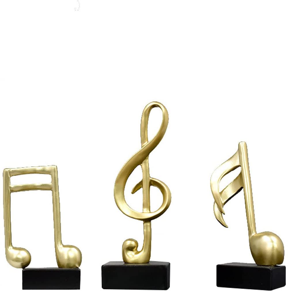 Nowoczesne minimalistyczne trofeum muzyczne, nuty muzyczne, ozdoby fortepianowe, dekoracje domowe, rzemiosło do sali fortepianowej