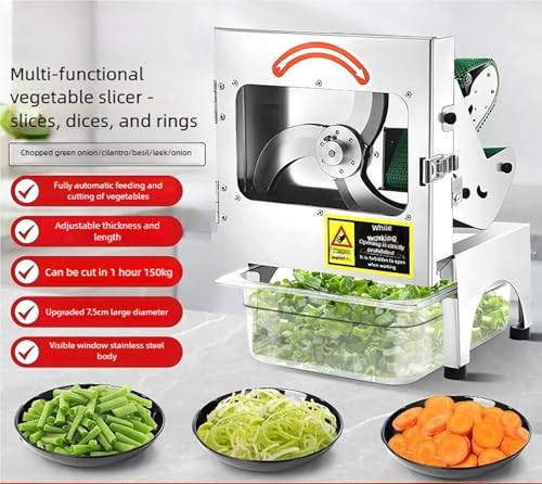Cortadora eléctrica comercial de vegetales 200W miniatura 3