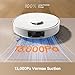 DREAME D20 Plus Robot Vacuum and Mop, 13,000Pa Suction, Self-Emptying with 5L Dust Bag, DuoBrush for Pet Hair, LDS Mapping, App & Voice Control, 5200mAh Battery, Ideal for Hard Floors & Carpets