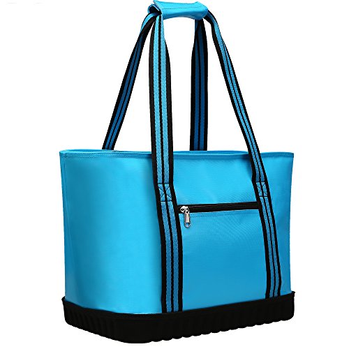 VIGBAGNIA Cooler Bag Insulated 30-Can Soft Sport Tote Bag Fodable Snapbasket