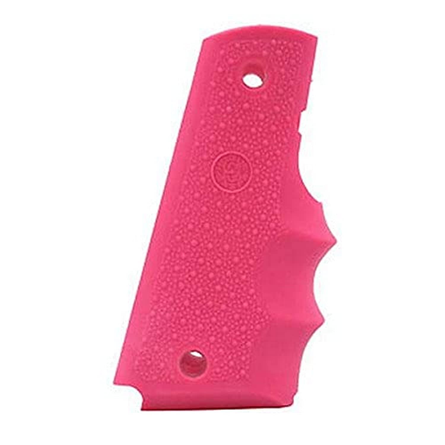 HOGUE 45007 Colt Government Rubber Grip, with Finger Grooves, Pink