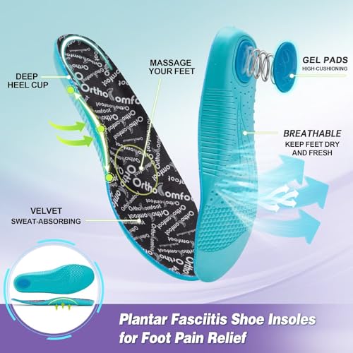 Orthopedic Road Running Shoes for Womens, Comfortable Casual Arch Support Plantar Fasciitis Flat Feet Tennis Walking Shoes, Orthotic Supportive Athletic Sports Sneakers for Foot Heel Pain Relief4