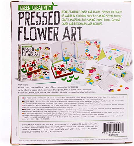 4 M presionado Flor Arte Kit