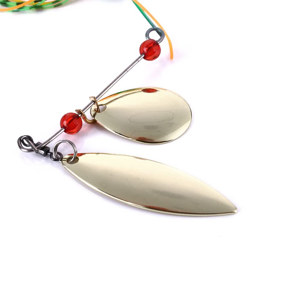 8 Bundle 50 Treccine Silicone Per Pesca – Buzz Spinner Jig Bass – Esche Morbide Per Acqua Dolce E Salata