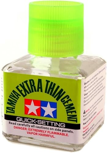 TAMIYA Cemento Extrafino 1.4 fl oz de Ajuste Rápido TAM87182 Misc. Adhesivos Rellenos