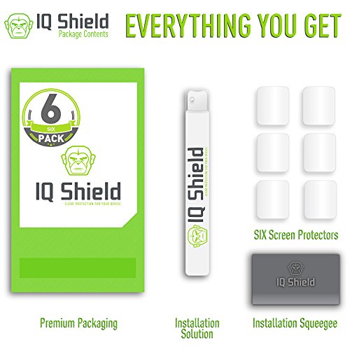 Iq Shield Screen Protector Compatible With Apple Watch 38Mm (Series 1, Series 2)(6-Pack)(Updated Version)(Full Coverage) Liquidskin Anti-Bubble Clear Film #TOP1