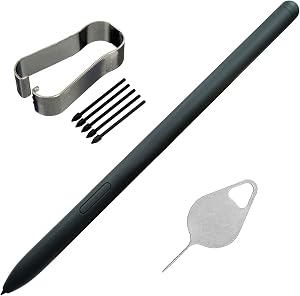 Galaxy Tab S6 Lite S Pen P610N P615 P610 Stylus Replacement Touch Pen for Samsung Galaxy Tab S6 Lite SM-P610N SM-P615 SM-P610 10.4" with Tips Tweezer S6lite Pen Repair Part (Oxford Gray)