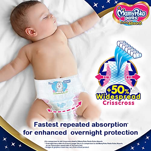 MamyPoko Pants Extra Absorb Diaper - Small Size, Pack of 108 Diapers (Unisex Baby, S-108)