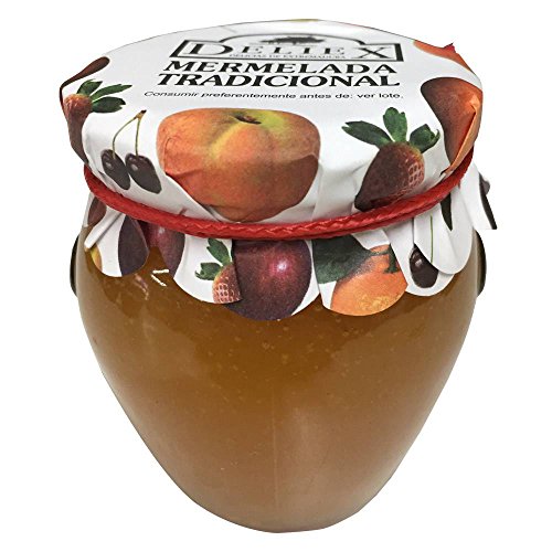 Tarro con mermelada artesanal de Melocotón de 250gr para regalar personalizado en tu boda, comunión y bautizo