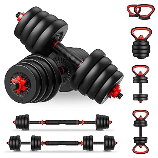 Kit Halteres 6 Em 1 Peso Musculação Até 15kg Ajustável Preto