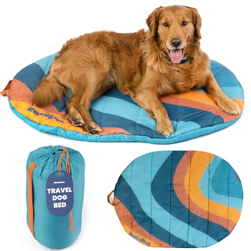 Travel Dog Bed (42' x 30')- Foldable & Packable for Travel, Road Trip, Camping&ndash; Lightweight, Water...